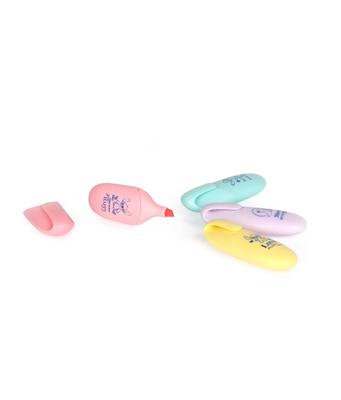 Stitch Mini Highlighters, Set of 4 Colors Bring Your Notes To Life with