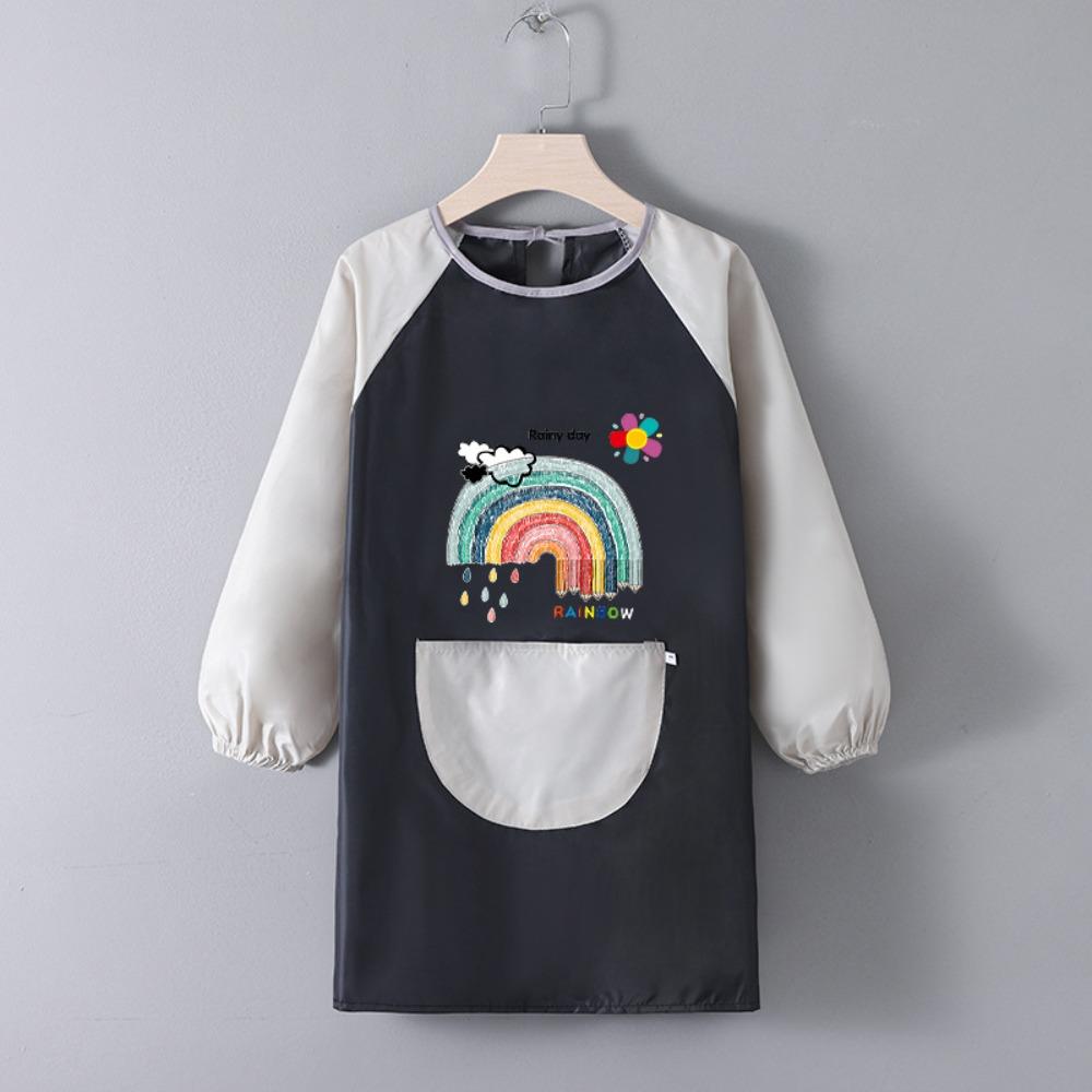 Водонепроницаемые художественные слюнявчики с длинными рукавами, слюнявчики для выпечки, новый кухонный фартук