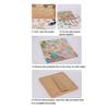 Wooden Coloring Puzzle Kit with Photo Frame Marker Pens DIY Kids Adults Hand-Painted Cartoon Jigsaw Puzzle Decoration Ornament