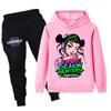 PB1214 Детский Kpop Мира Зои Руми Зои Принт Толстовка с длинными рукавами Брюки Комплекты одежды для мальчиков и девочек
