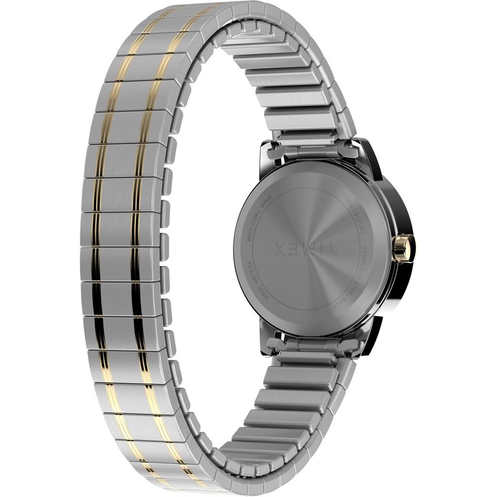 Watch Easy Reader Silver Dial Brass Mineral Glass Quartz Watch Brand TW2W52500 Silver [TIMEX] Women's [Item]