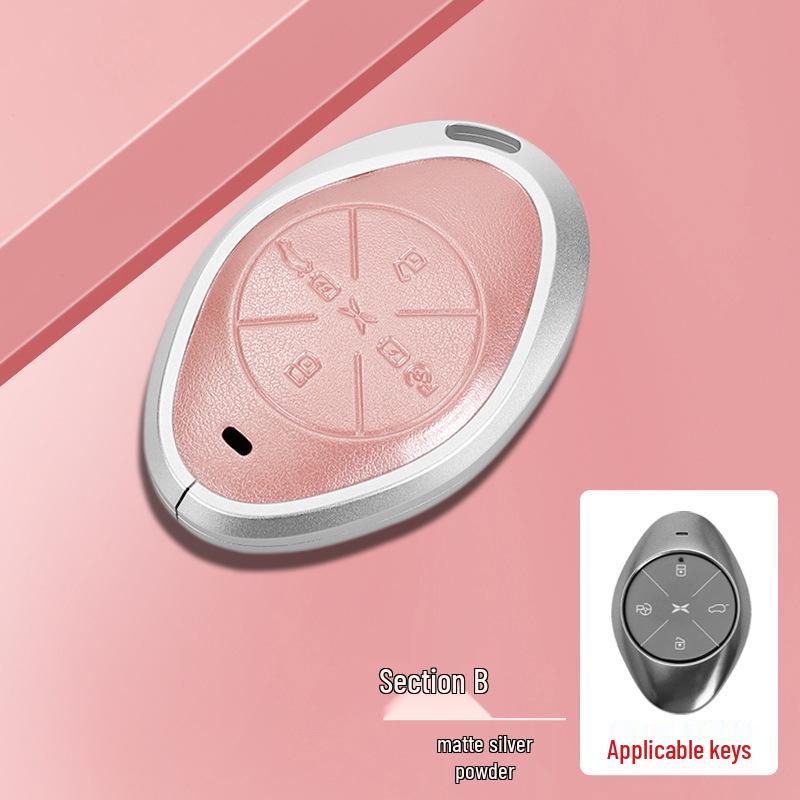 Compatible with XPeng P7i, G6, G9, P5, G3i key case - Premium Protective Shell with Buckle.
