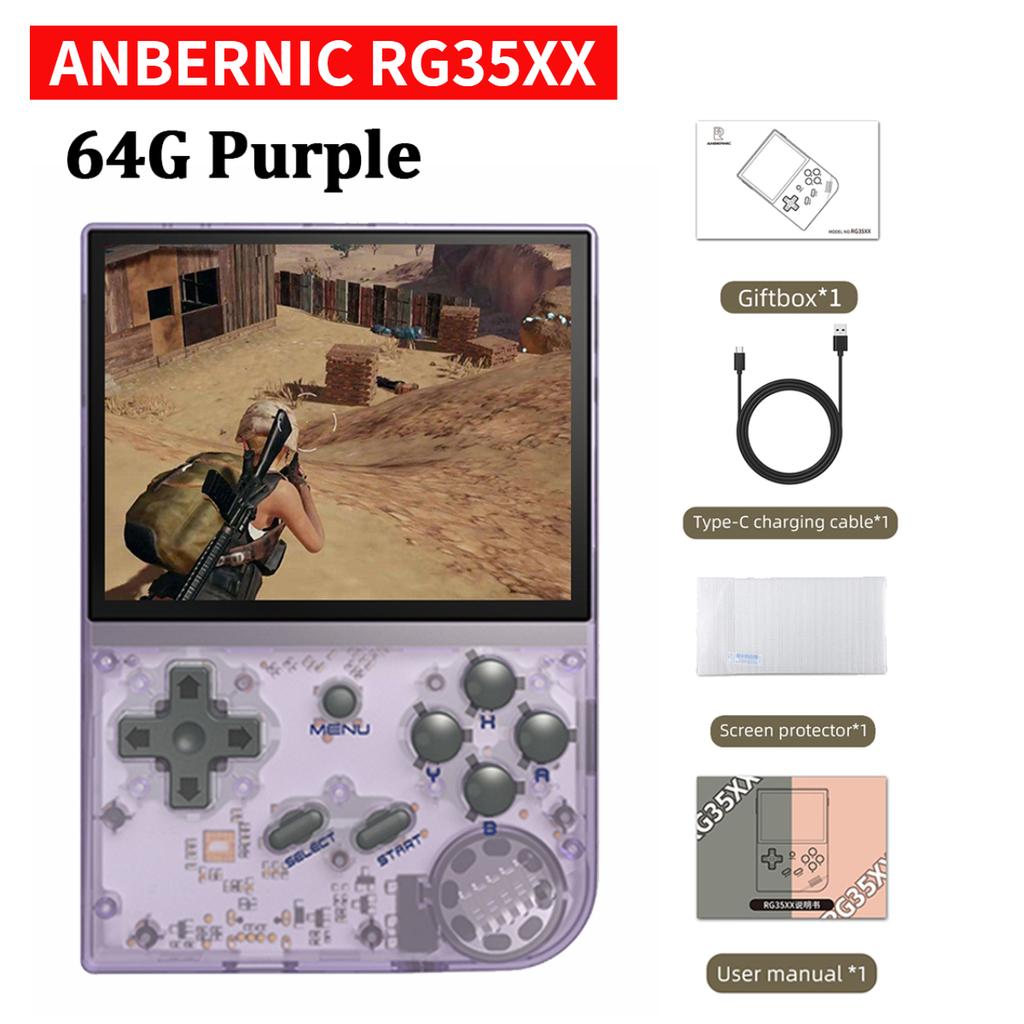 Anbernic Rg Nano Rg35xx Ретро игровая консоль Linux Система Ips Экран Портативный портативный игровой плеер Мини-консоль Подарок для ребенка