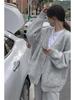 Women's Autumn & Winter Korean Style Gray Knitted Cardigan - Gentle, Lazy, Versatile Campus Outerwear