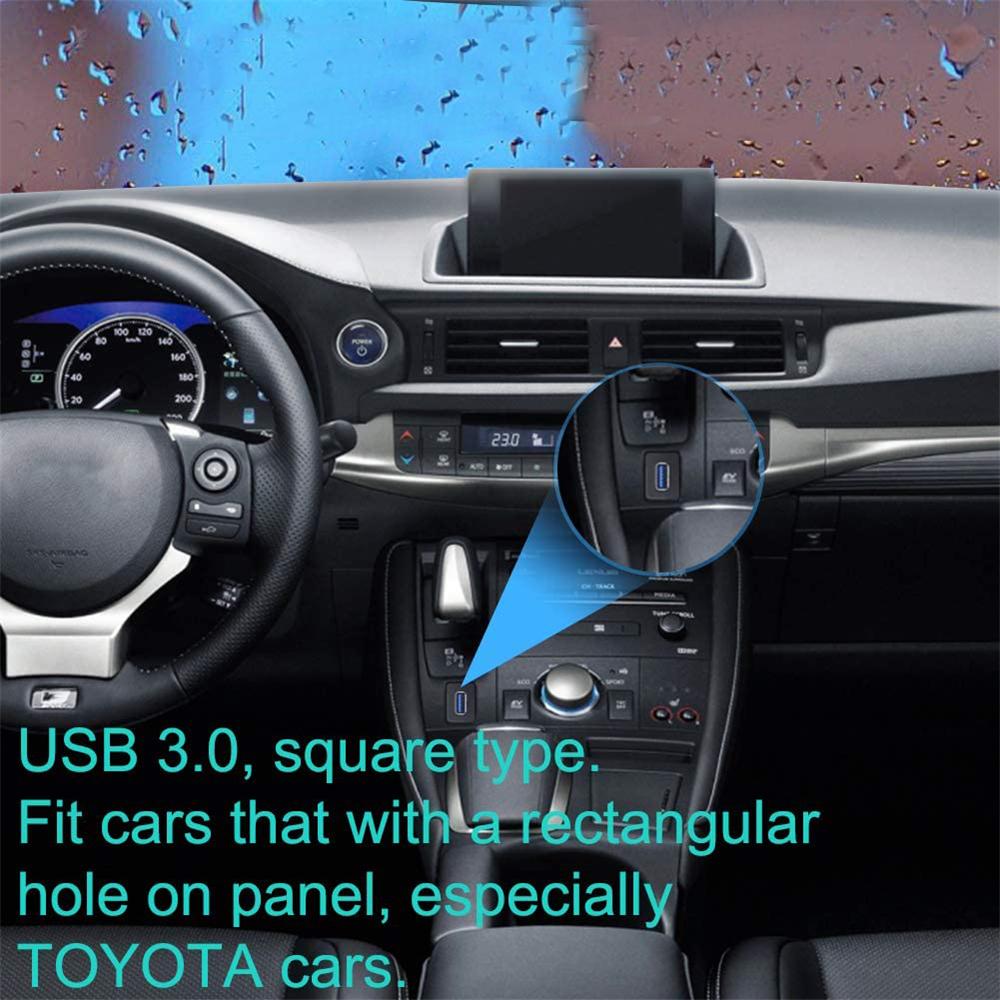 Single Port USB 3.0 Flush/Mount/Socket Flush Mount Exrending Wires Extension Cable Male To female