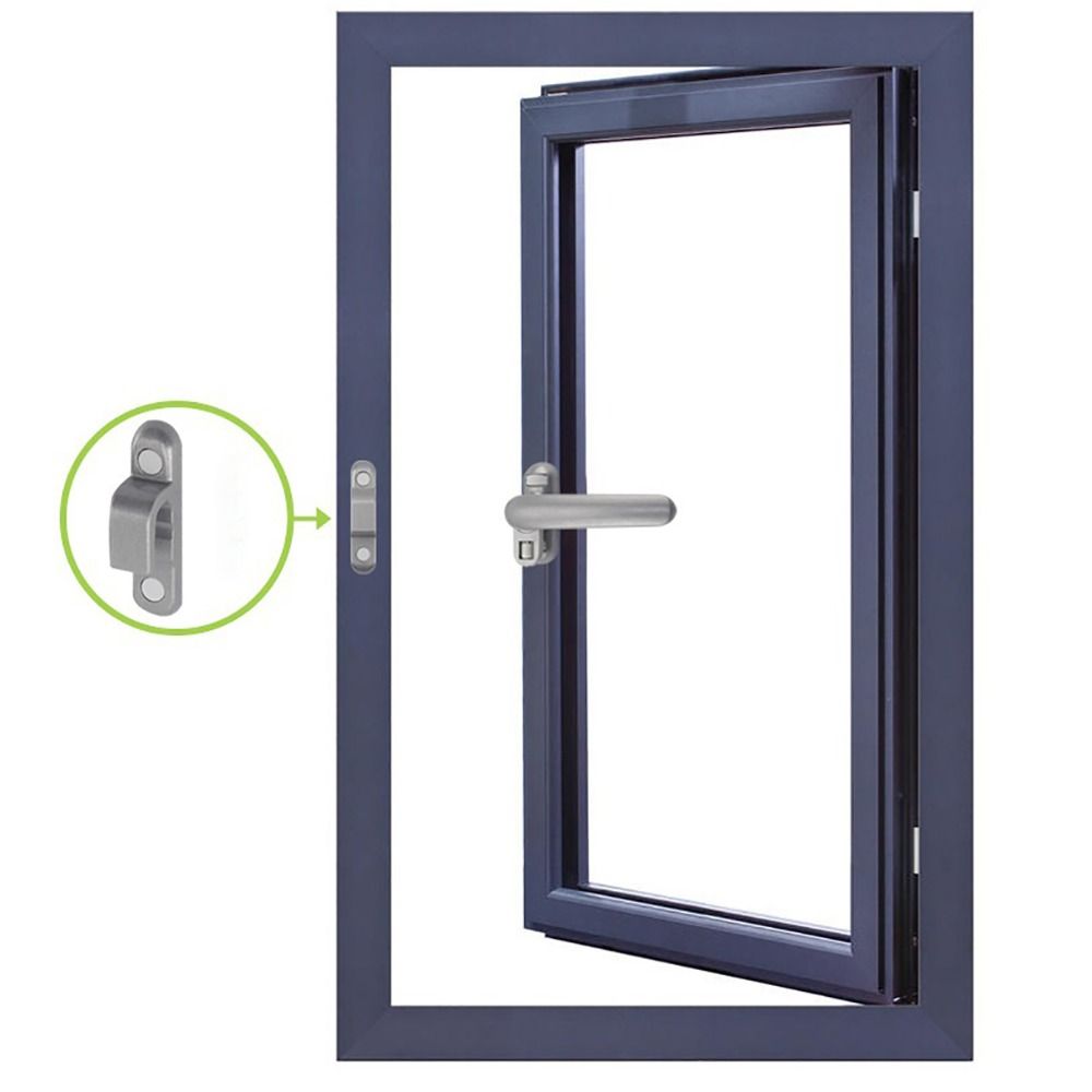 Плоская открытая дверь 50 Нажимная оконная ручка Алюминиевый сплав 7 Тип ручки Профессиональная оконная ручка