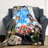Spy x Family Print Flannel Blanket High Quality Warm Comfortable Cover for All Seasons Perfect for Gifts Home Decor