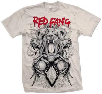 Новая Музыка Red Fang Футболка "Лев"