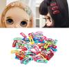 Color Mini Rectangular Clip Handmade Diy Hand -Made Card Doll Pet Clip