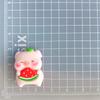 Блестящие Клубничные Арбузные Свинки Из Смолы Аксессуары Для DIY Украшений
