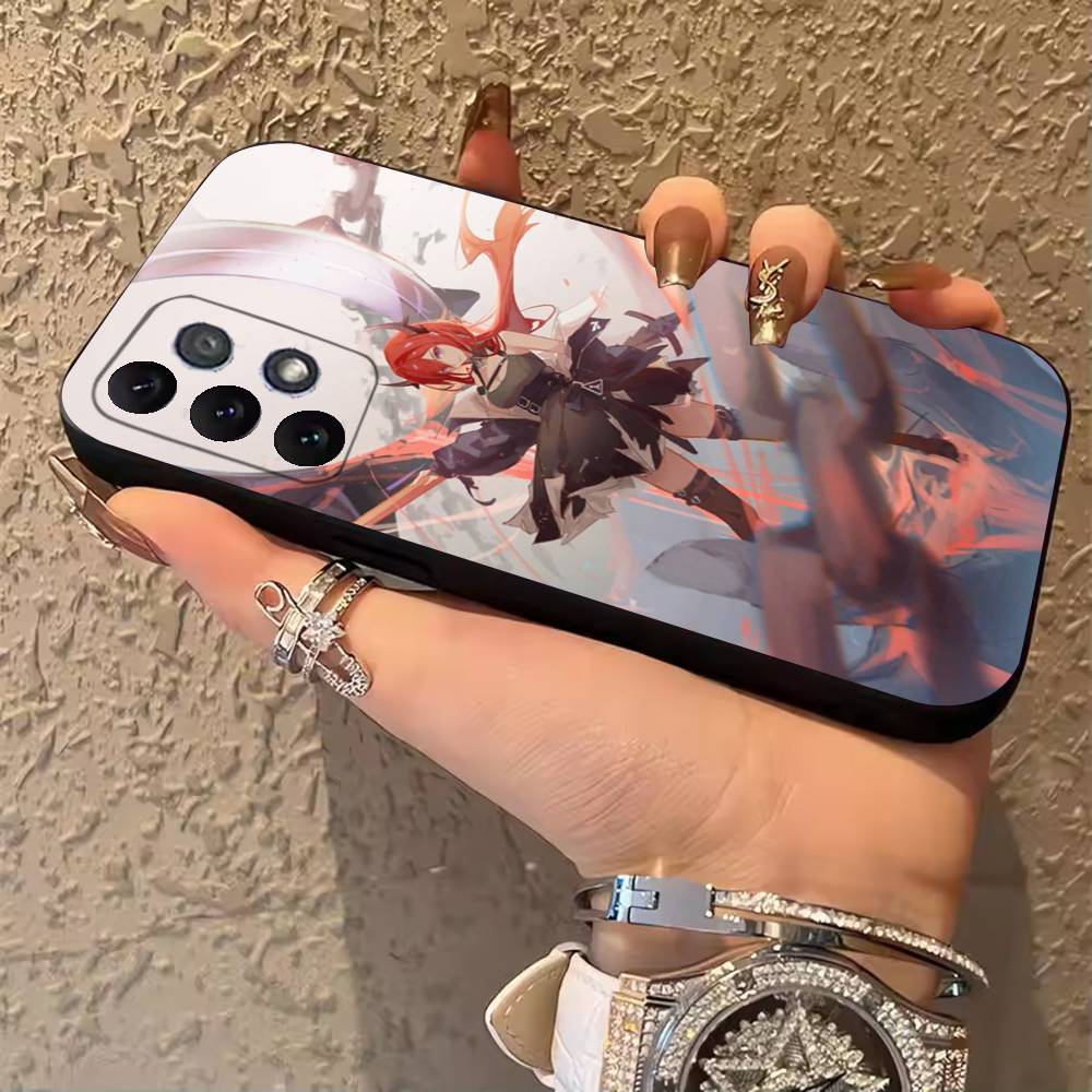 A-Arknights Endfield Laevatain Surtr Phone Case For Samsung Galaxy A13,21s,22,31,32,52,53,71,80,A91 Soft Black Cover