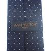Louis Vuitton M76844 Галстук Monogram темно-синий шелковый мужской