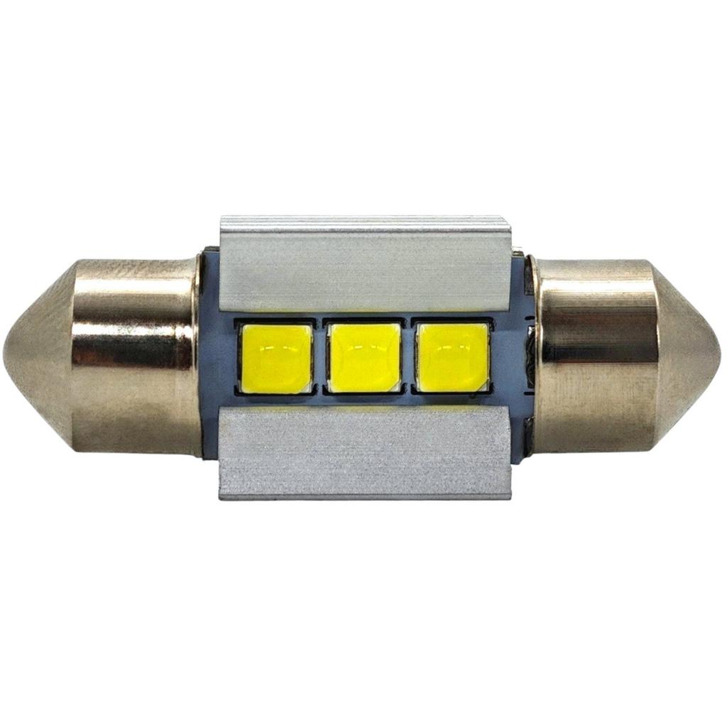 4 шт. лампочки 31 мм C3W LED SV8.5 12-24 В CANBUS 320 лм яркий белый свет для бездорожья