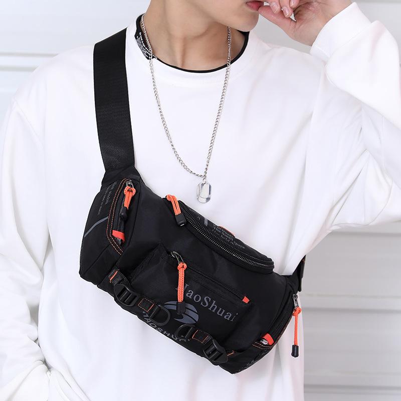 Multifunctional Outdoor Fanny Pack Sports Men's Shoulder Messenger Bag Waterproof Breast Bag Cycling Mountaineering Large-capacity Fanny Pack