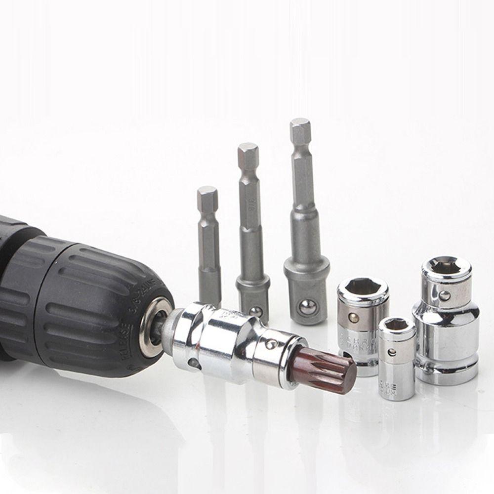 1/4 3/8 1/2 Ratchet Socket Adapter Universal Ratchet Wrench Adapter Electric Drill