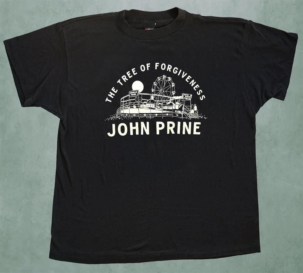 Футболка John Prine World Tour Tree of Forgiveness Полный размер S-5XL Унисекс Футболка