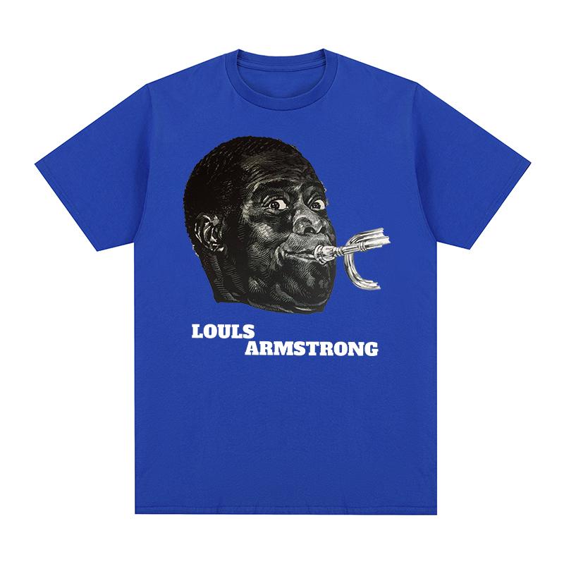 Louis Armstrong Vintage tshirt jazz aesthetic clothes Cotton Men T shirt New TEE TSHIRT Womens tops