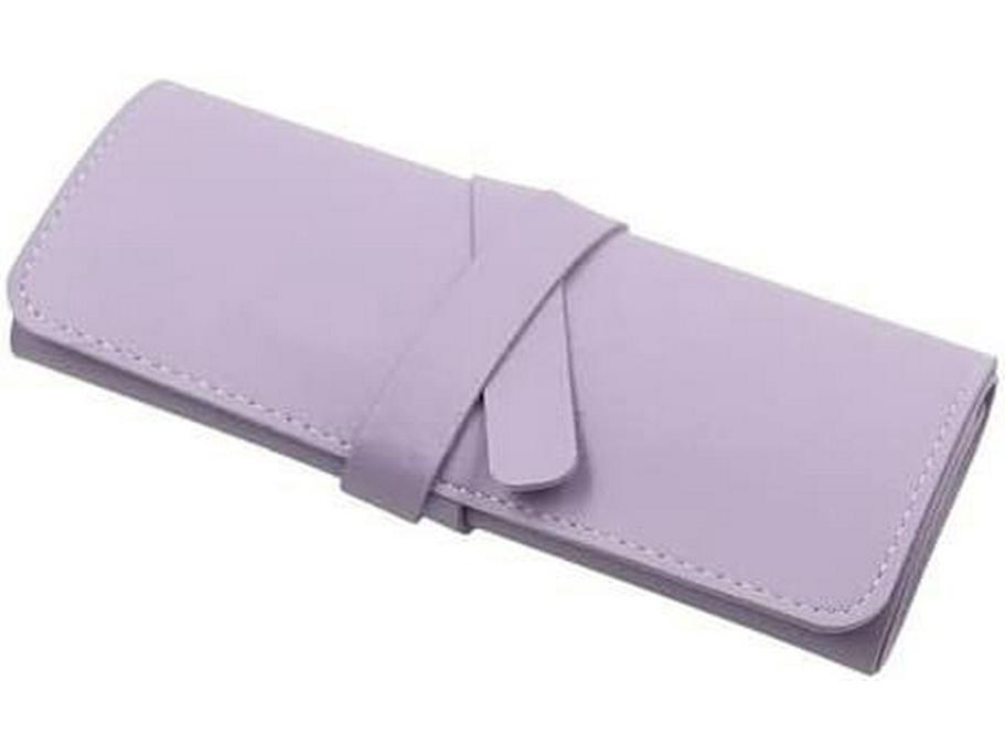 Кожаный дорожный футляр для ювелирных изделий: Прочная складная сумка для хранения с застежкой-молнией и множеством карманов.