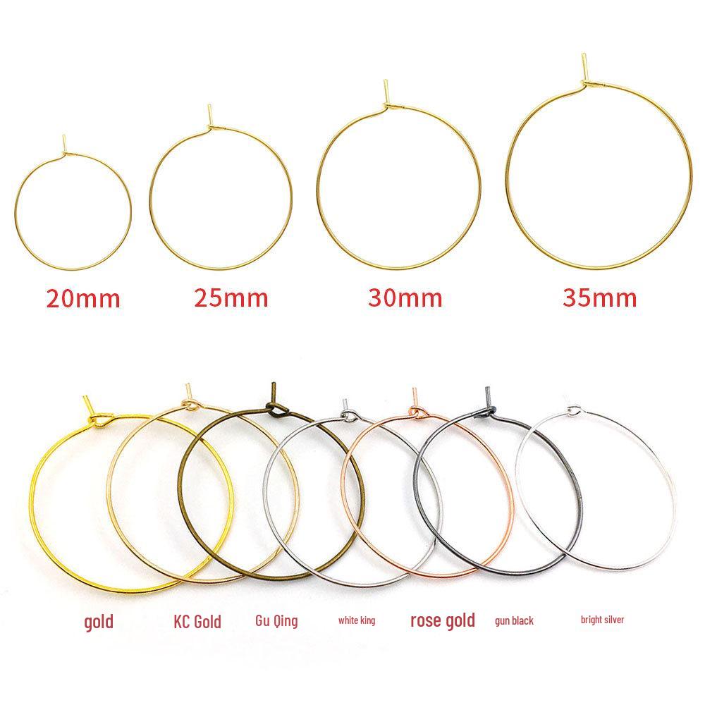 Набор аксессуаров для серег в форме девятки, разноцветный, сделай сам