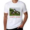 The Atlantic Puffins in Iceland TShirt Vintage Print Crew Neck Tee