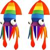 Cute Octopus Shaped Hat Rainbow Halloween Party Cap Dressing up Cosplay Headgear  Photography Prop