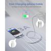 Зарядное устройство для iPhone [Сертифицировано Apple MFi] 3 шт. 10 футов (3 м) Длинный кабель Lightning Быстрая зарядка Плетеный нейлоновый USB-кабель Шнур зарядного устройства для iPhone Совместим с iPhone