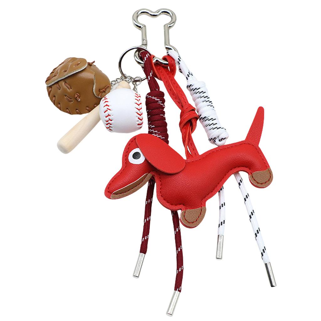 Шоколадный брелок брелок такса брелок для ключей от машины шарм для сумки плетеная веревка подвеска для сумки брелоки для украшения сумки