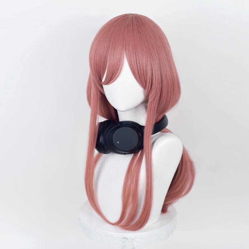Miku Nakano Cosplay Wig High Quality Anime Dark Pink Long Straight Heat Resistant Synthetic Hair Party Wigs + Wig Cap