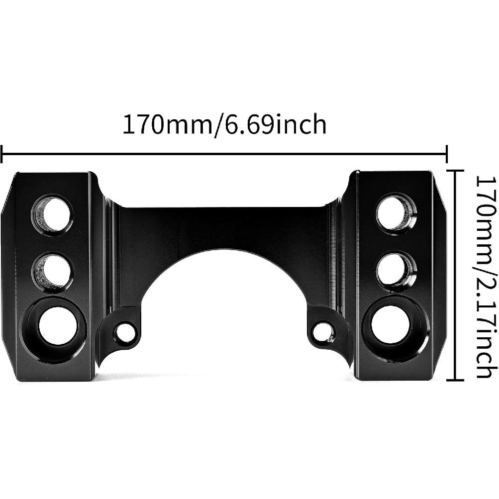 Black Handlebar Riser Mount Clamp Kit Compatible with KTM 790/890 Adventure 2019-2023,790/890 Adventure R/S 2021 2022 2023,Husqvarna Norden 901 2022