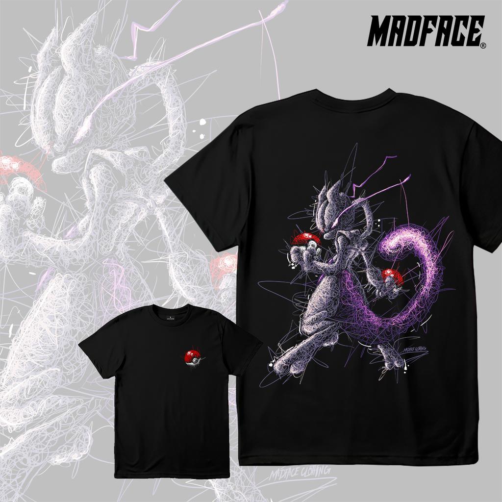 Summer New Arrival Pokémon Mewtwo Tshirt Plus Size Mens Sportswear Outdoor Training Fitness Family Matching Outfits Tops