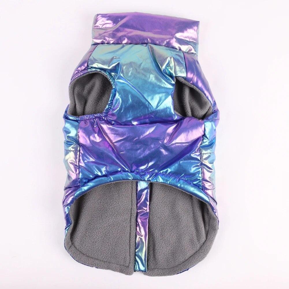 Красочная куртка для собак, одежда, зимняя теплая водонепроницаемая стеганая жилетка для домашних животных, одежда для чихуахуа, йоркширского щенка, одежда для собак