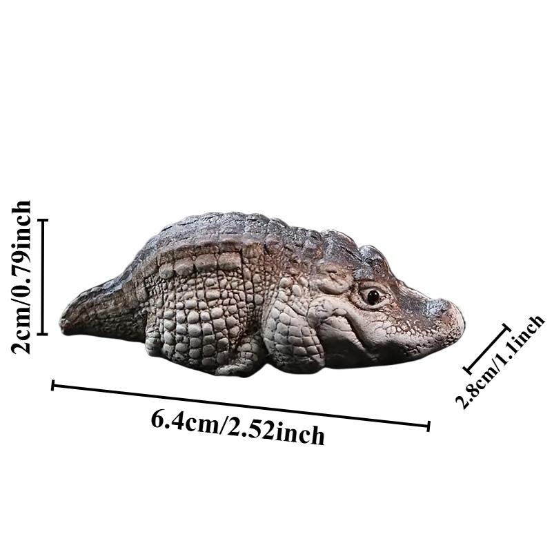 Mini Théière En Crocodile Pour Salon, Ornements Faits À La Main, Convient À La Cérémonie Du Thé, Jeu De Thé, Table De Salon, Maison, Boutique, 1 Pièce