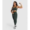 Gymshark Адаптируйте бесшовные леггинсы Fleck Victory Green Unit Green B2a1b Ecvn