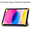 Для iPad (2025)/10.9 (2022) Чехол-подставка из кожи с защитой от падения и планшета