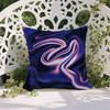 Cyberpunk Gradient Tone Pillow Case Anti-dustmite Pillowcase Invisible Zipper Silky Short Plush Sofa Cushion Cover