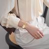 DANIEL WELLINGTON Часы кварцевый механизм стальной ремешок 20мм*26мм золотой циферблат женские часы DW00100485