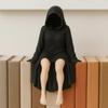 Иллюстрация Девушка Аниме фигурка Готическая Девушка в Черной Мантии фигурка Таинственная Статуя Королева Фигурка Украшение Призрачная Скульптура Мальчик подарок
