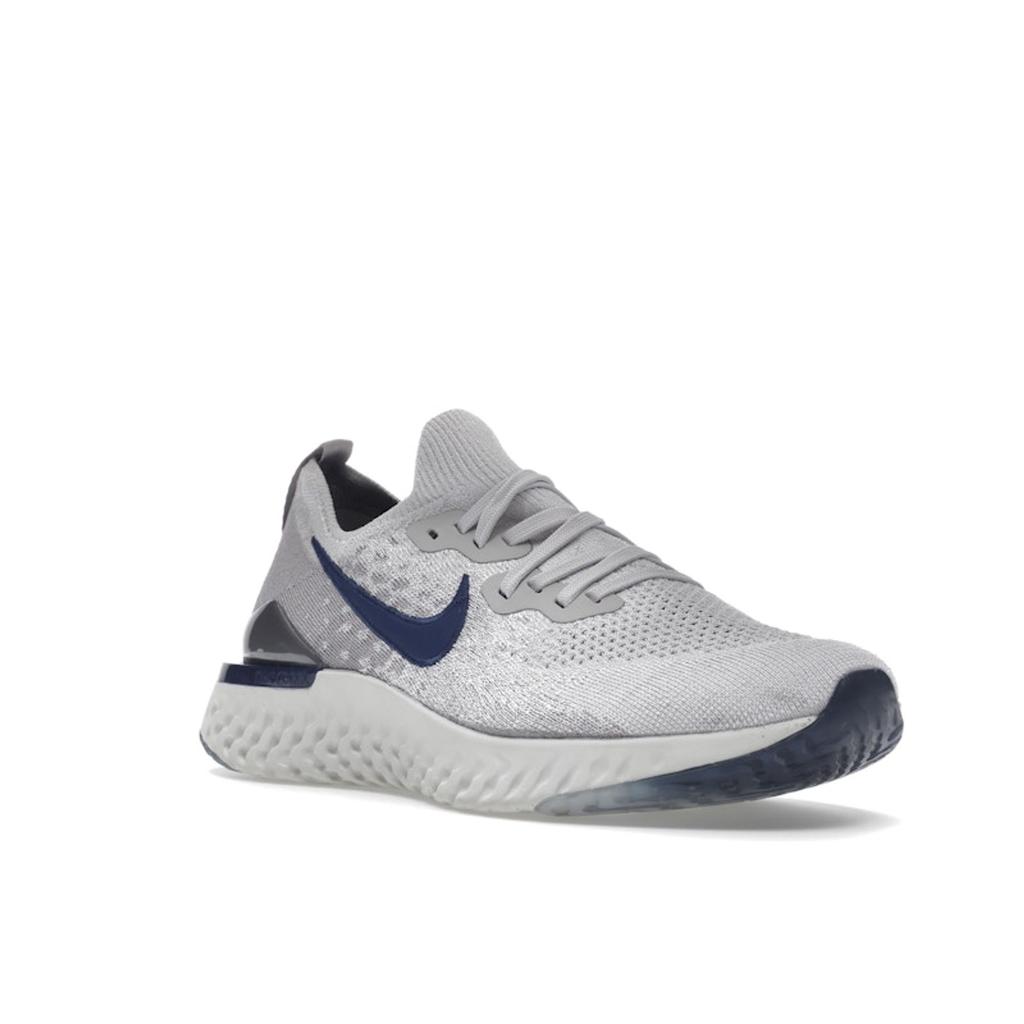 Nike Epic React Flyknit 2 Vast Grey Coastal Blue Men Sneakers Atmosphere BQ8928-015