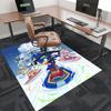 1pc Sonic the Hedgehog Chair Mat - Anime Cartoon Design, Non-Slip Carpet for Office and Home Decor, Suitable for All Seasons.O081