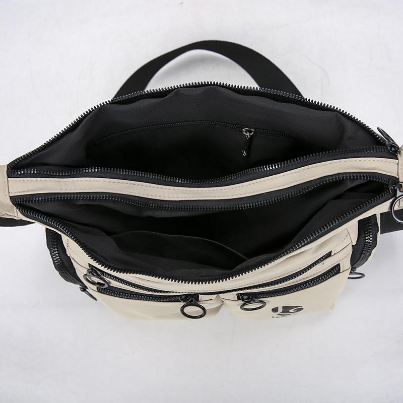 Unisex Crossbody Bag with Multi-pockets – Large Capacity Water-Resistant Sling Pack, for Commute & Travel