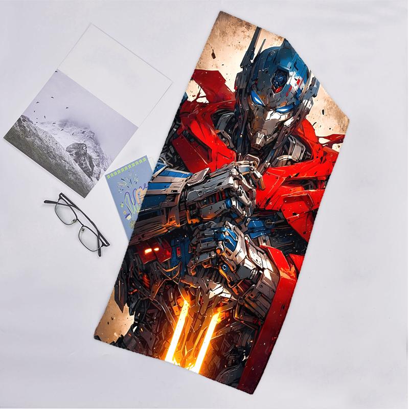 Transformers Fashion Beach Towel: Ideal for Summer Adventures Soft, absorbent and quick drying suitable for swimming and bathing