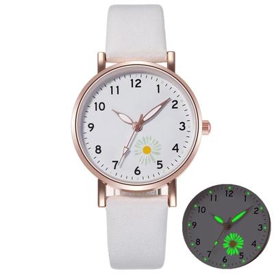 Светящиеся часы для женщин Reloj Mujer Ретро Женские часы Montre Femme Женские с подсветкой Кожаный ремешок Кварцевые наручные часы