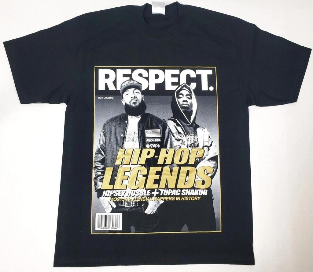 Футболка Nipsey Hussle 2Pac HU$$LE Tupac Shakur Рэп Хип-Хоп Легенды Футболка Мужская Новая