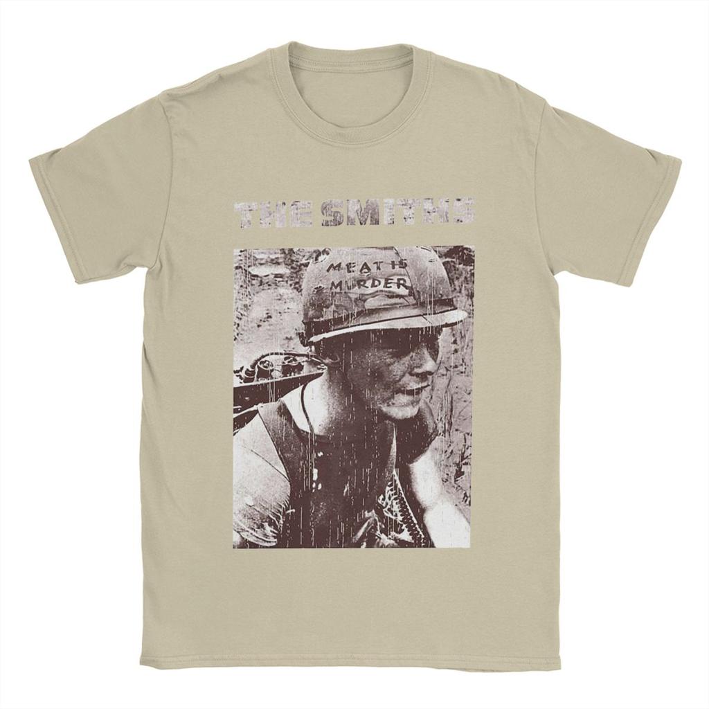 Мужские футболки The Smiths Meat Is Murder, 100% хлопок, новинка, футболка с коротким рукавом и круглым вырезом, классические футболки