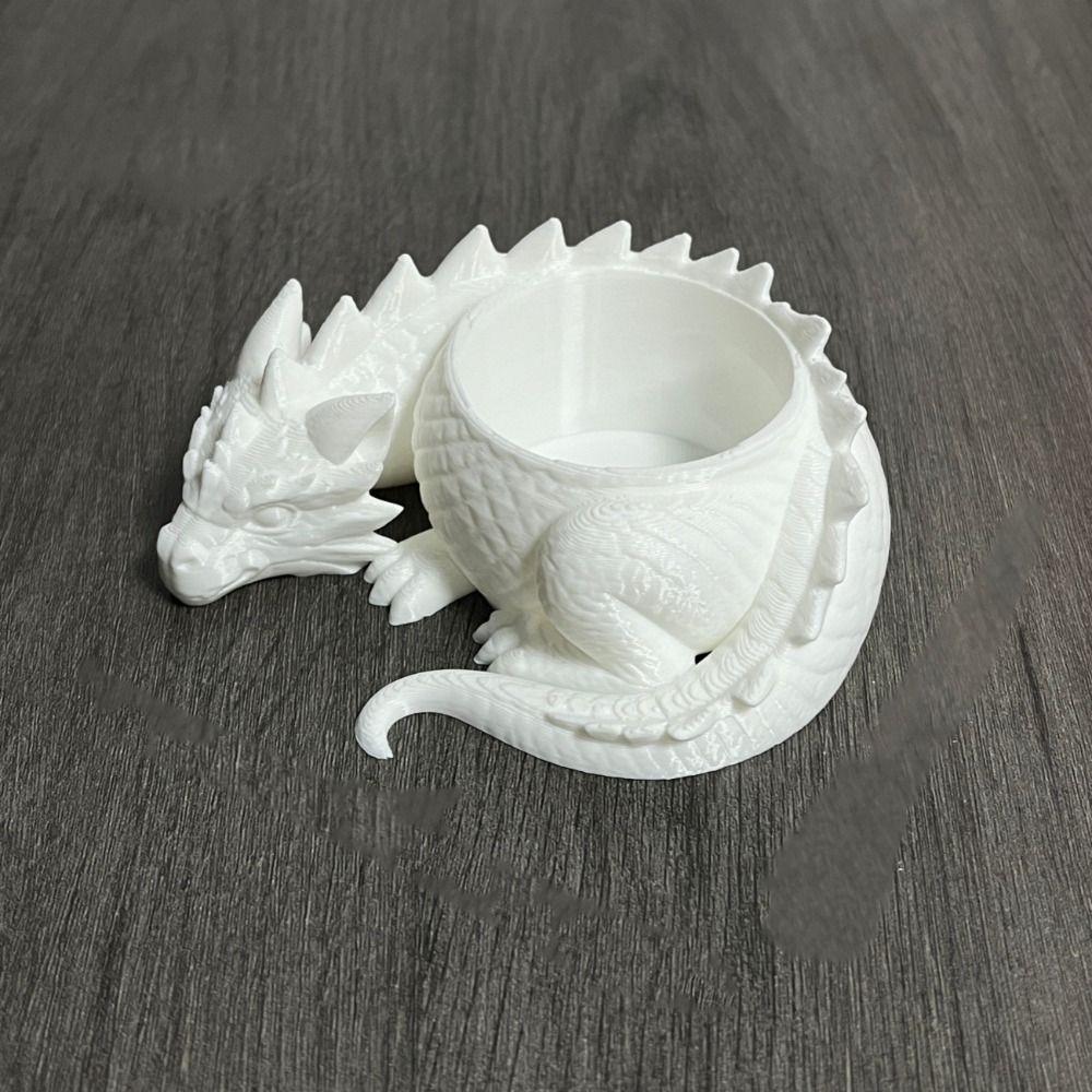 Mini Succulent Planter 3D Printed Animals Flower Pot Dragon Shaped Plant Pot Home Decoration
