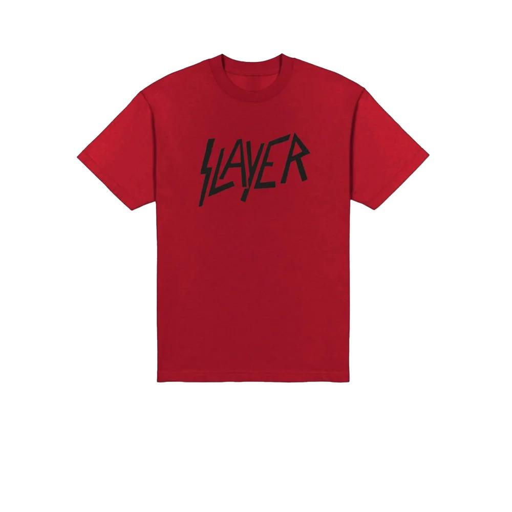 Slayer Minimalist Logo TShirt Iconic Thrash Metal Symbol Print 100 Cotton Tee Unisex for Slayer Fans Women And Tshirts
