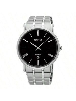 Мужские часы Premier Quartz с черным циферблатом Артикул. SKP393J1