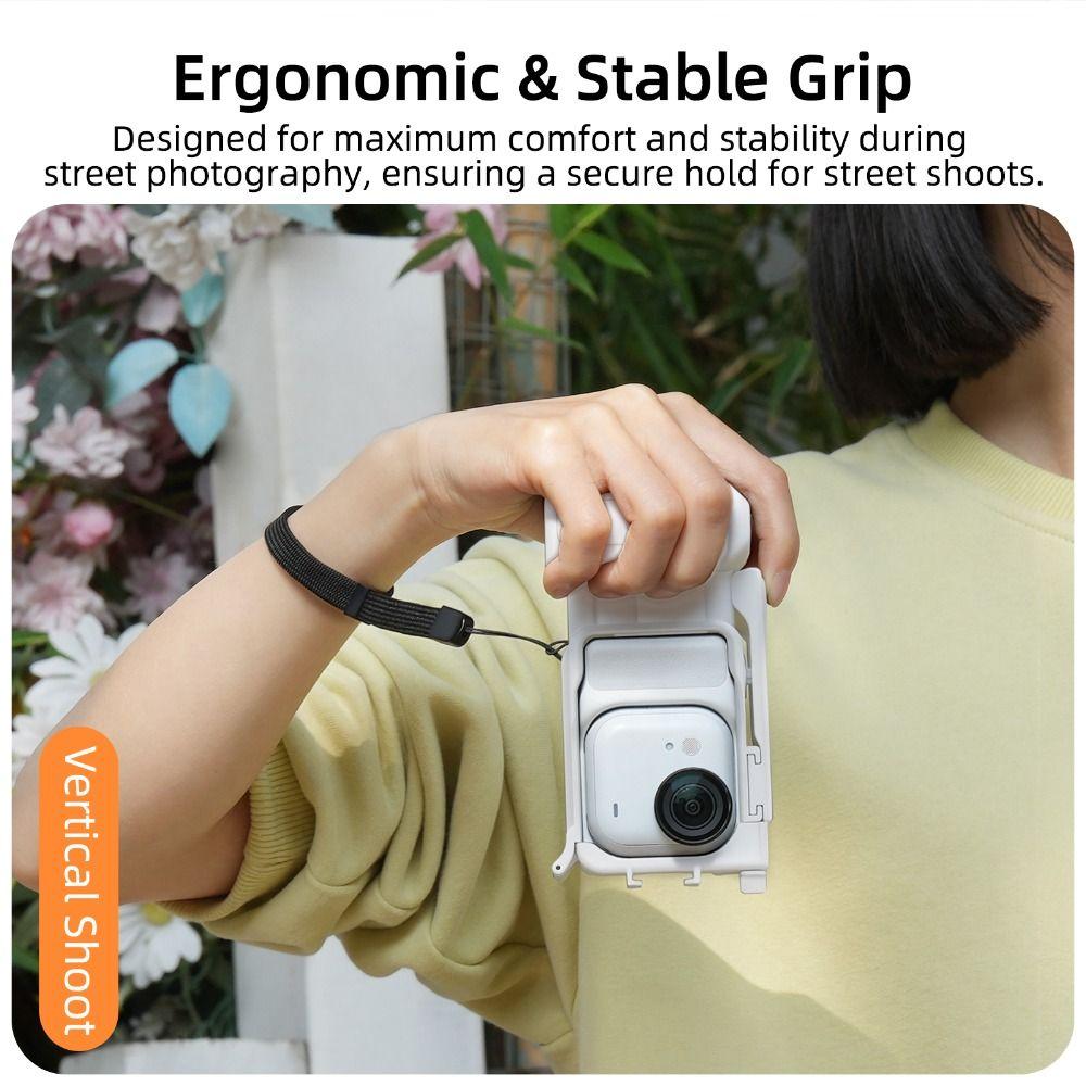 Quick Release Camera Grip Handle Street Hand Grip Mount for Insta360 Go Ultra Camera Accessories
