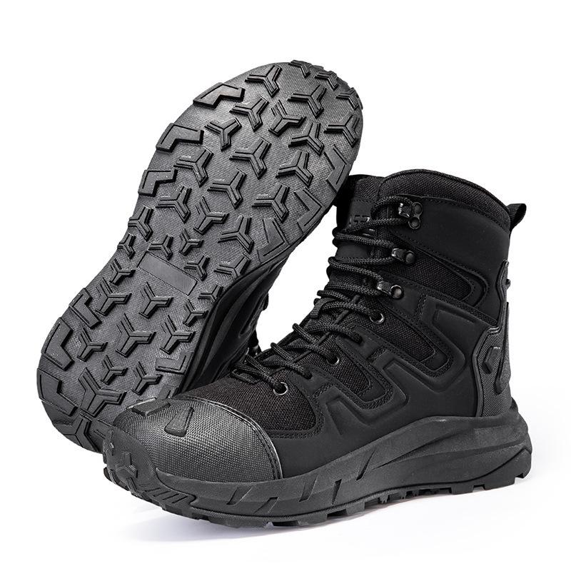 Tactical Boots Outdoor Hiking Mountaineering Hunting Adventure Rescue Shoes Light Sole Medium Top Desert Boots