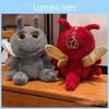Adorable Plush Dragonfly Keychain Soft Toy Cute Stuffed Animal Buddy For Gifts